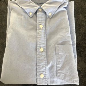 American Eagle Oxford Button Up Short Sleeve